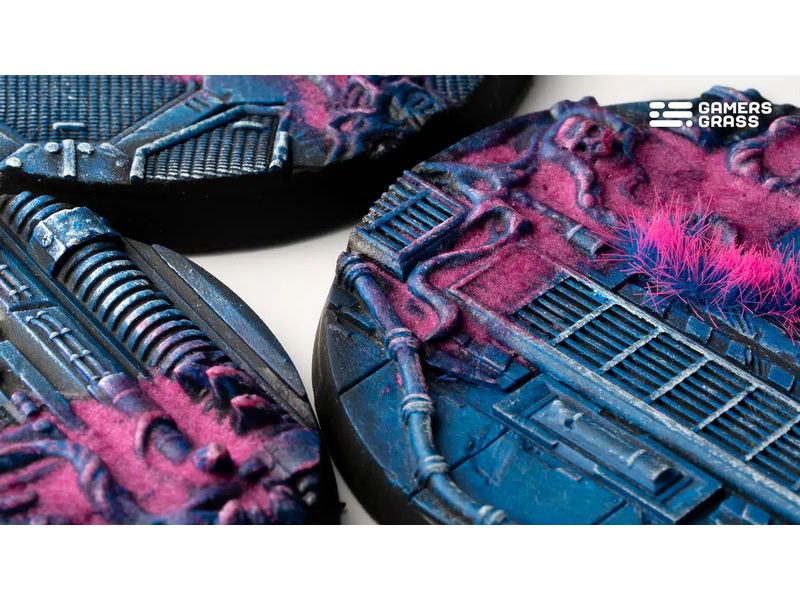 GamersGrass Base Alien Infestation round 60 mm (x2) Hochwertige Bases für den Miniaturenbau