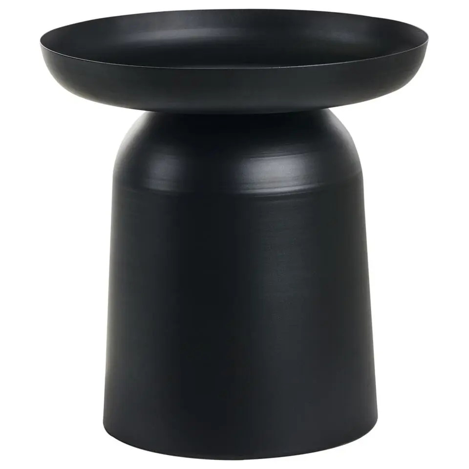 TORRENS - Bijzettafel - Zwart - IJzer