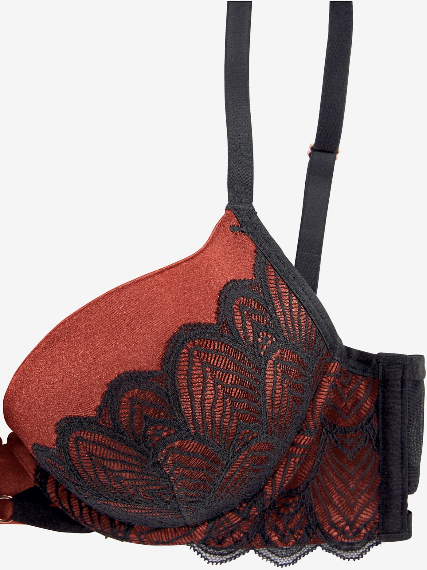 Soutien-gorge push-up en superbe satin