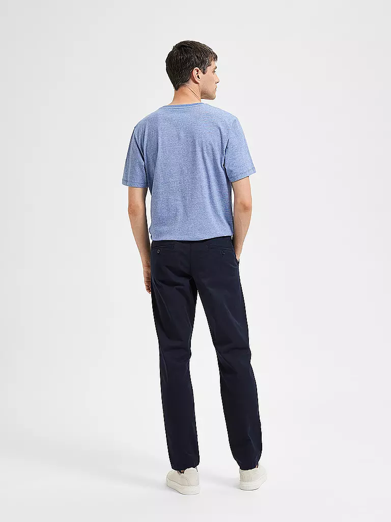 SELECTED Chino Slim Fit SLHSLIM dunkelblau
