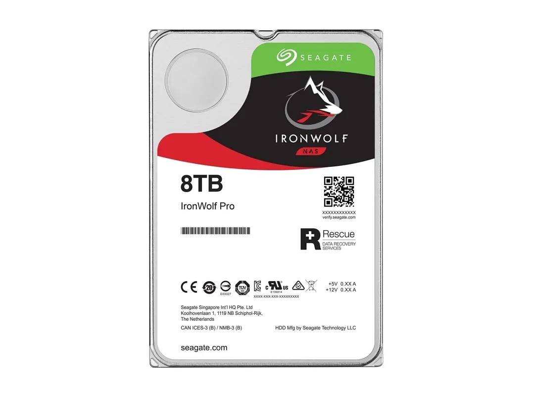 Seagate IronWolf ST8000VN004 - Harddisk - 8 TB - intern - 3,5