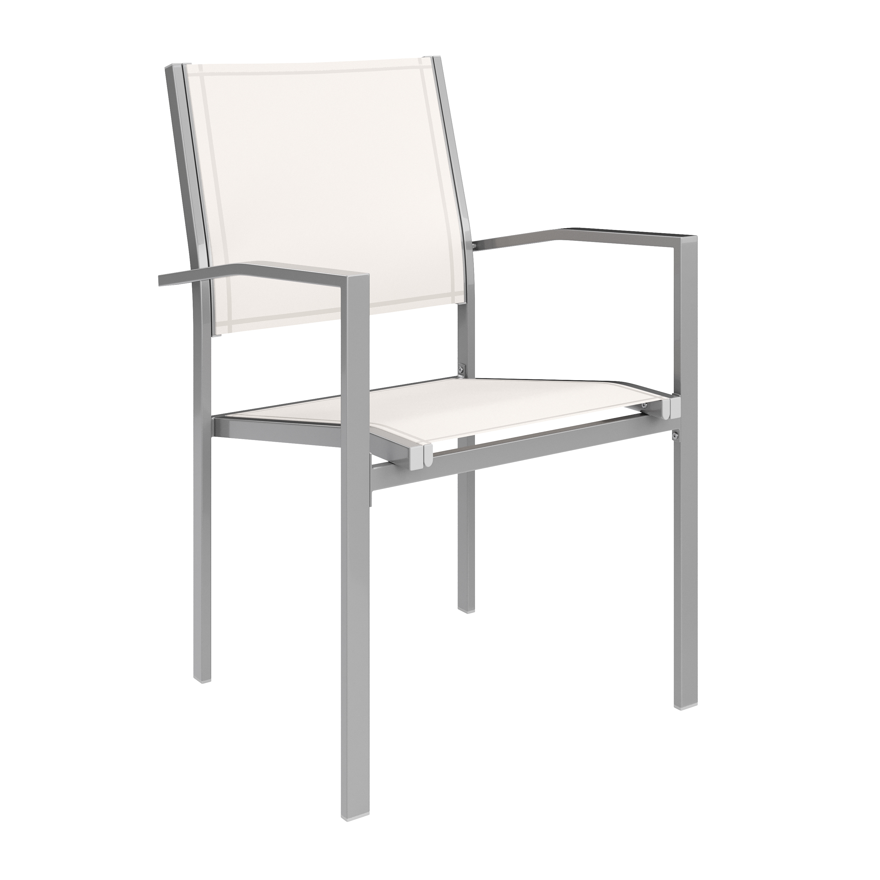 Gartenstuhl ZIA 2er Set weiss