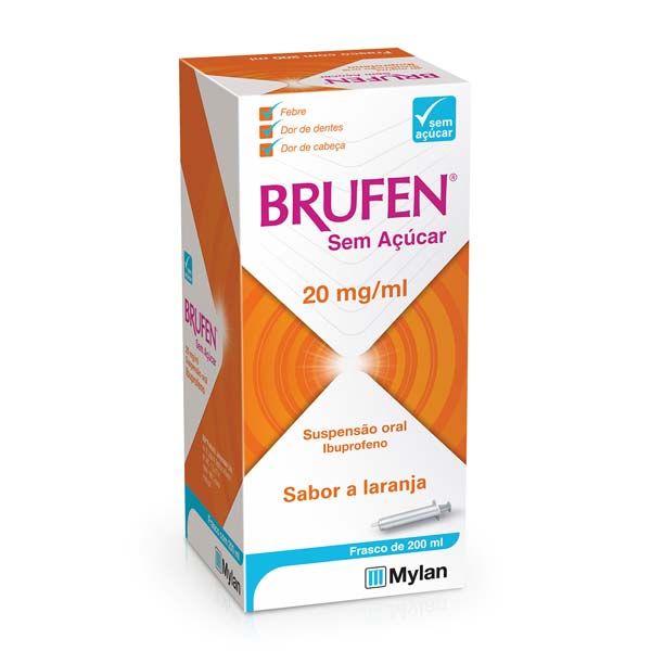 Brufen sem Açúcar 20mg/ml Frasco 200ml