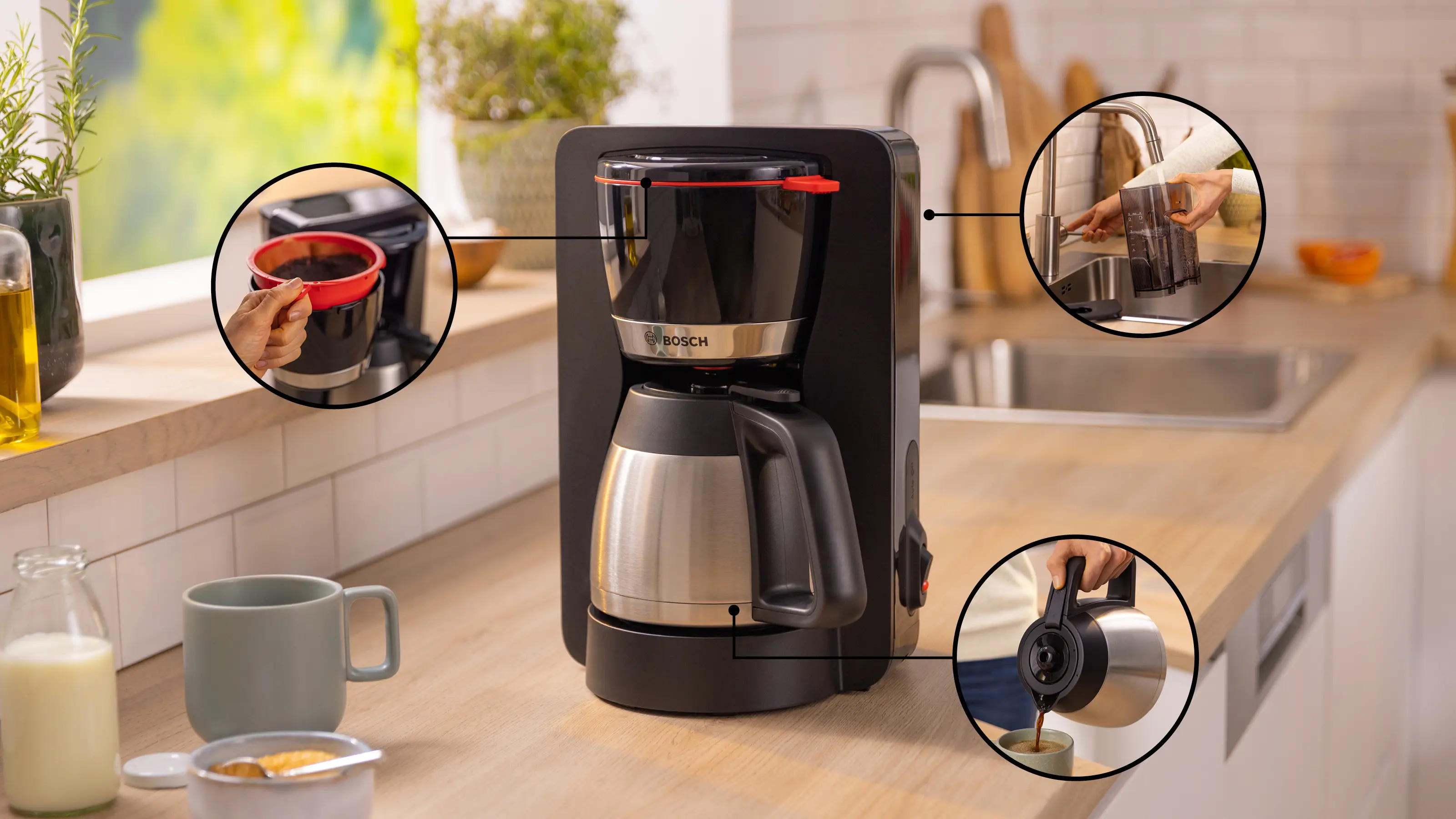 Koffiezetter MyMoment Zwart TKA5M253