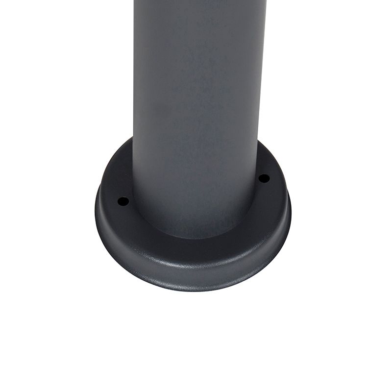 Smart buitenlamp paal antraciet 80 cm incl. Wifi P45 - Rox