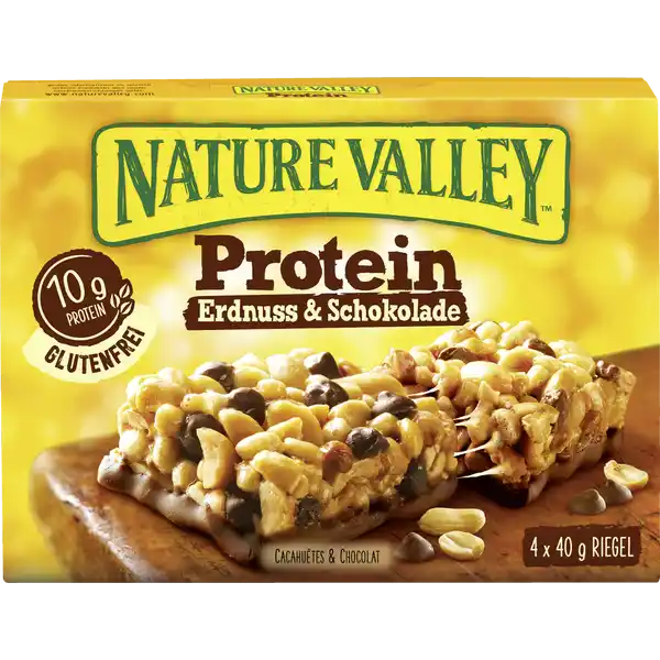 Protein Riegel Erdnuss & Schokolade