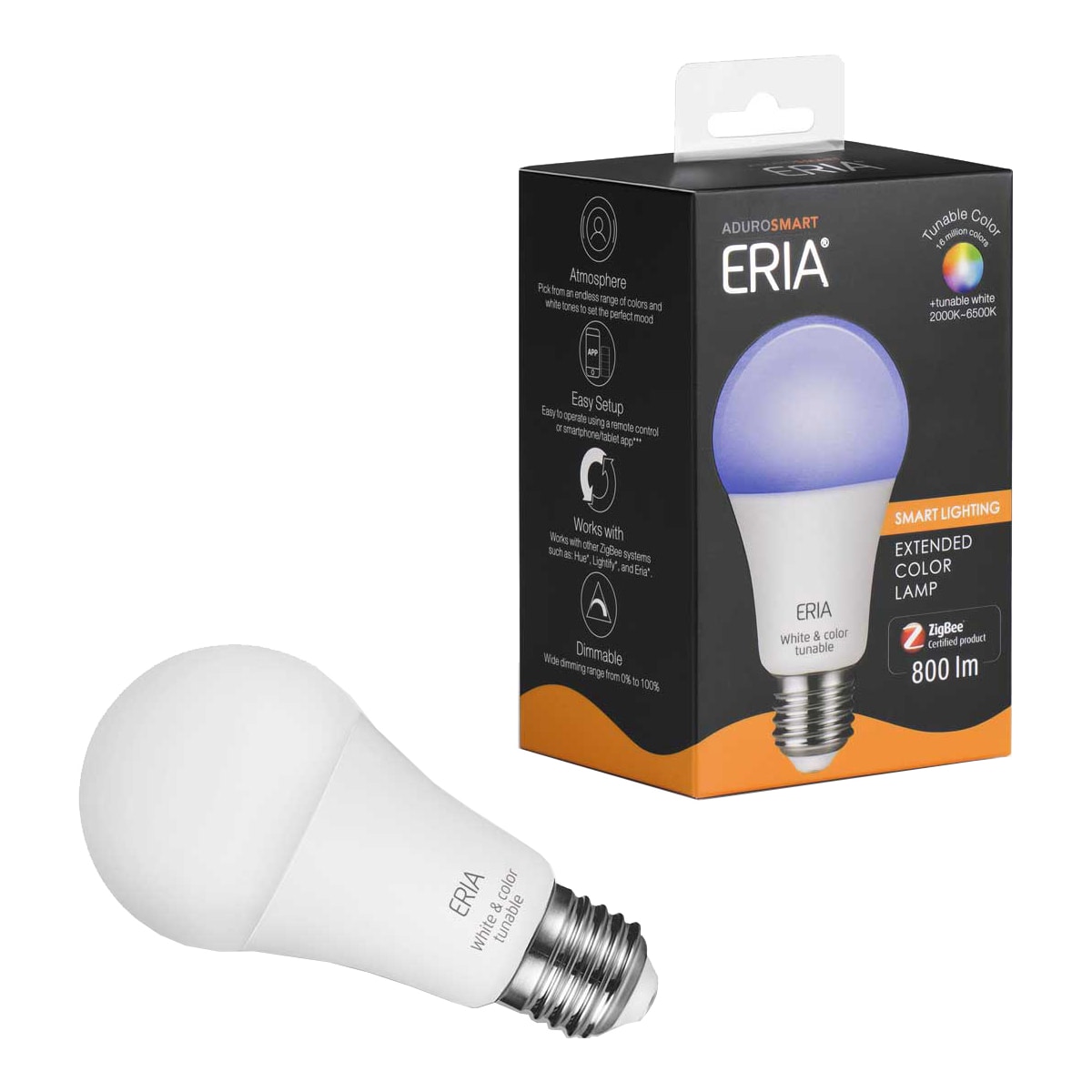 Aduro Smart Eria LED-pære 10W E27 AS15066048