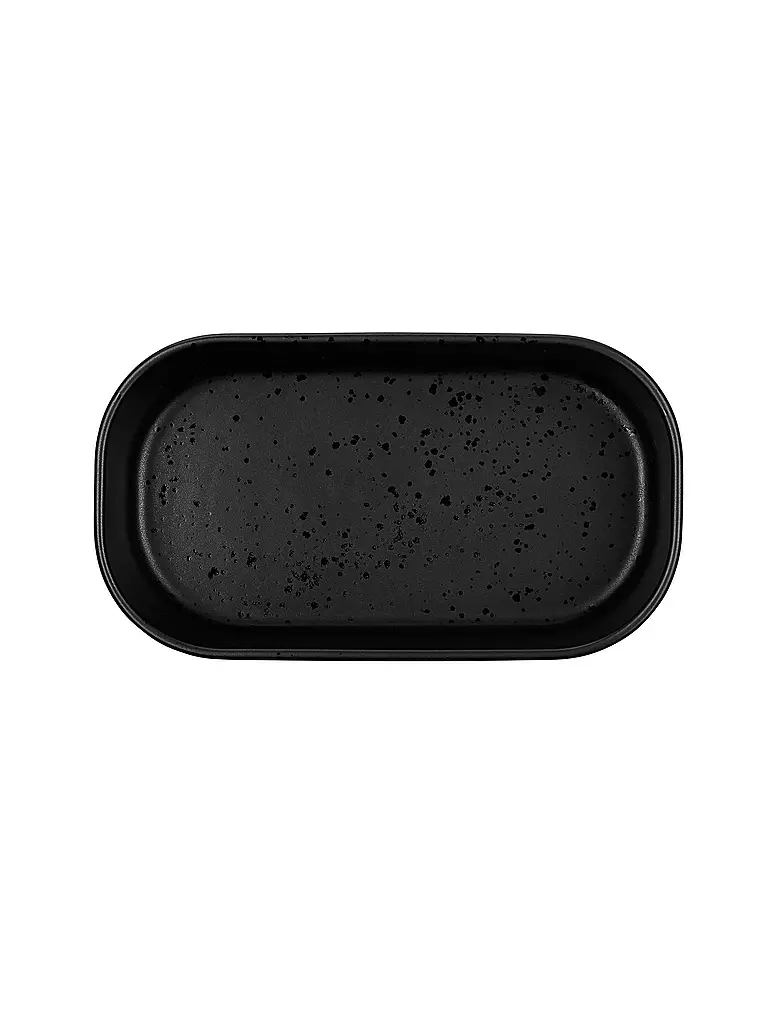 ASA SELECTION Snackschale oval 15x8,5cm Coppa Kuro/Schwarz schwarz