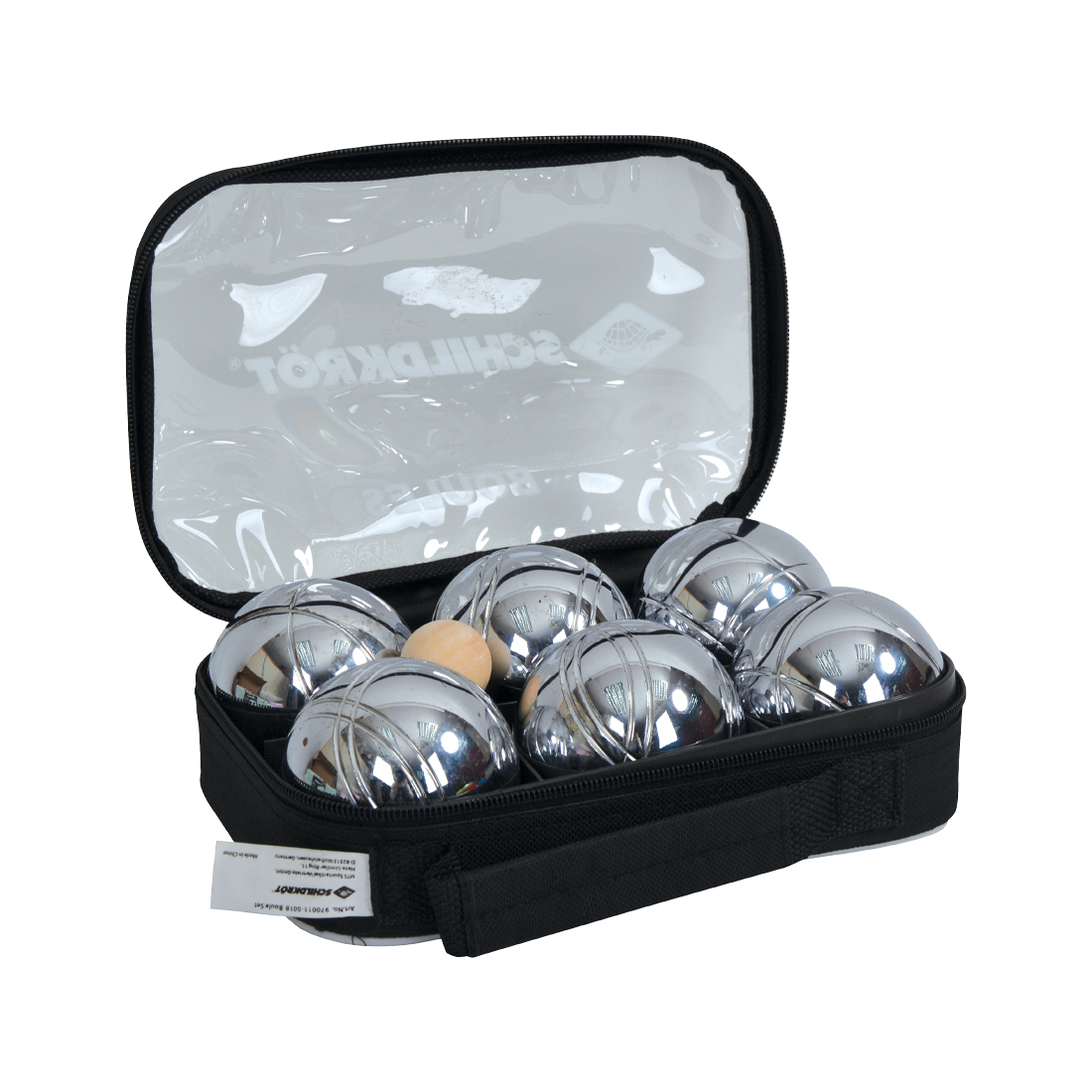 Schildkröt Boule / Boccia Set mit Stahlkugeln in Tragtasche