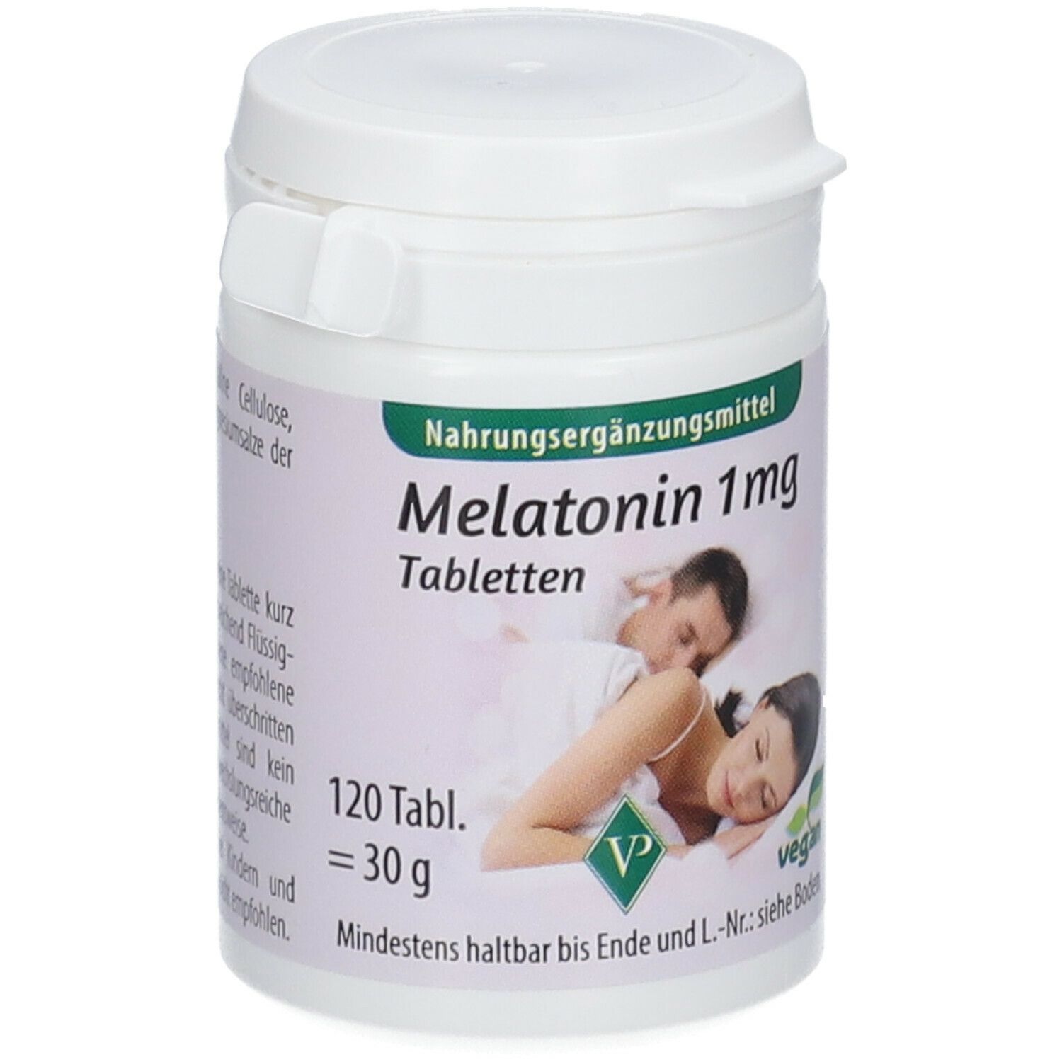 Melatonin 1 mg Tabletten vegan