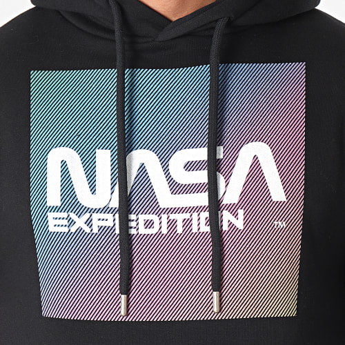 Sweat Capuche Gradient Block Noir