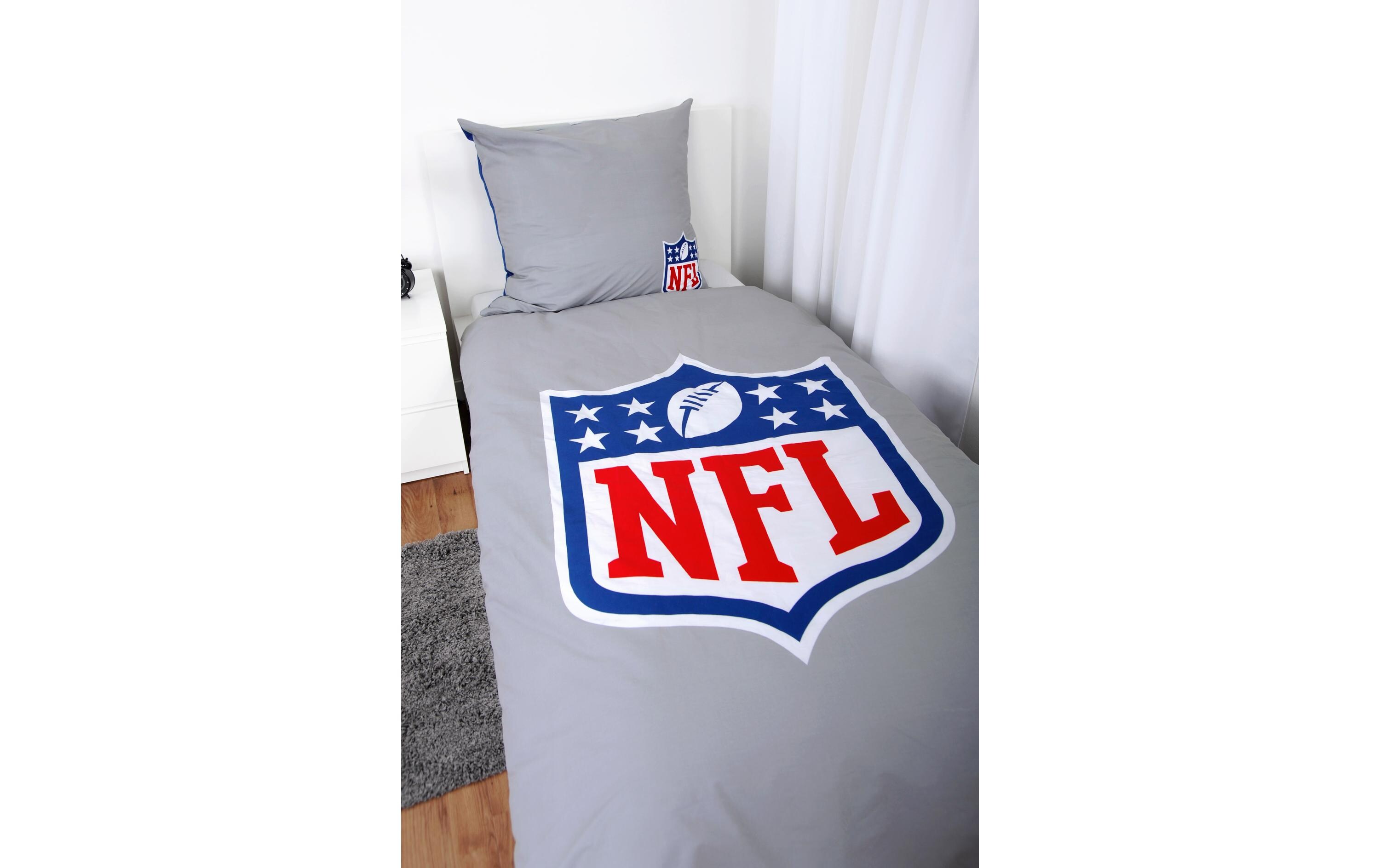 Bettwäschegarnitur NFL 160 x 210 cmBettwäscheset aus 100% Baumwolle