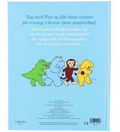 Forlaget Carlsen Aktivitetsbog - Plets Magnetbog - Dansk