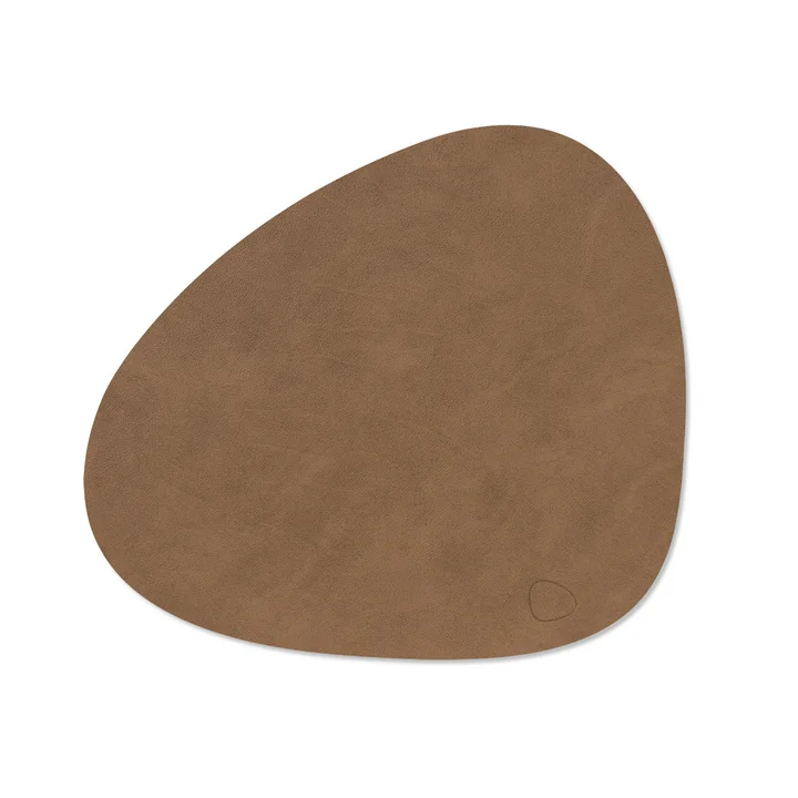 Lind DNA - Tischset Curve M, 31 x 35 cm, Nupo braun