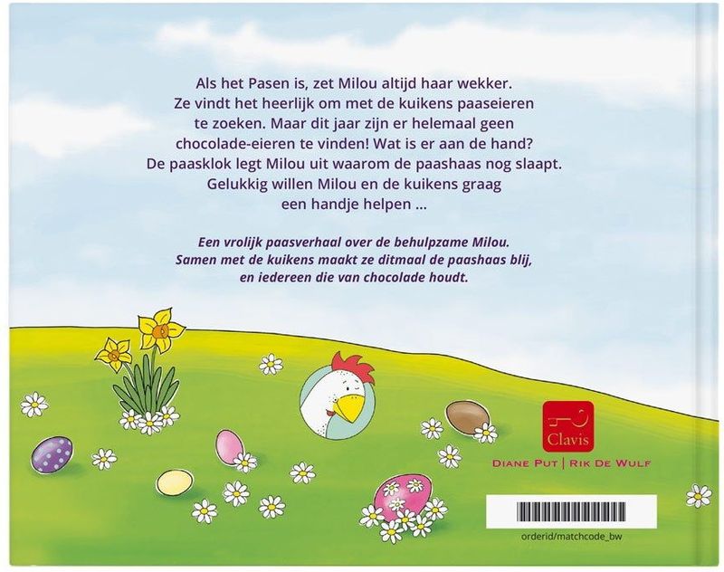 Boek met naam - Samen de paashaas helpen - Hardcover
