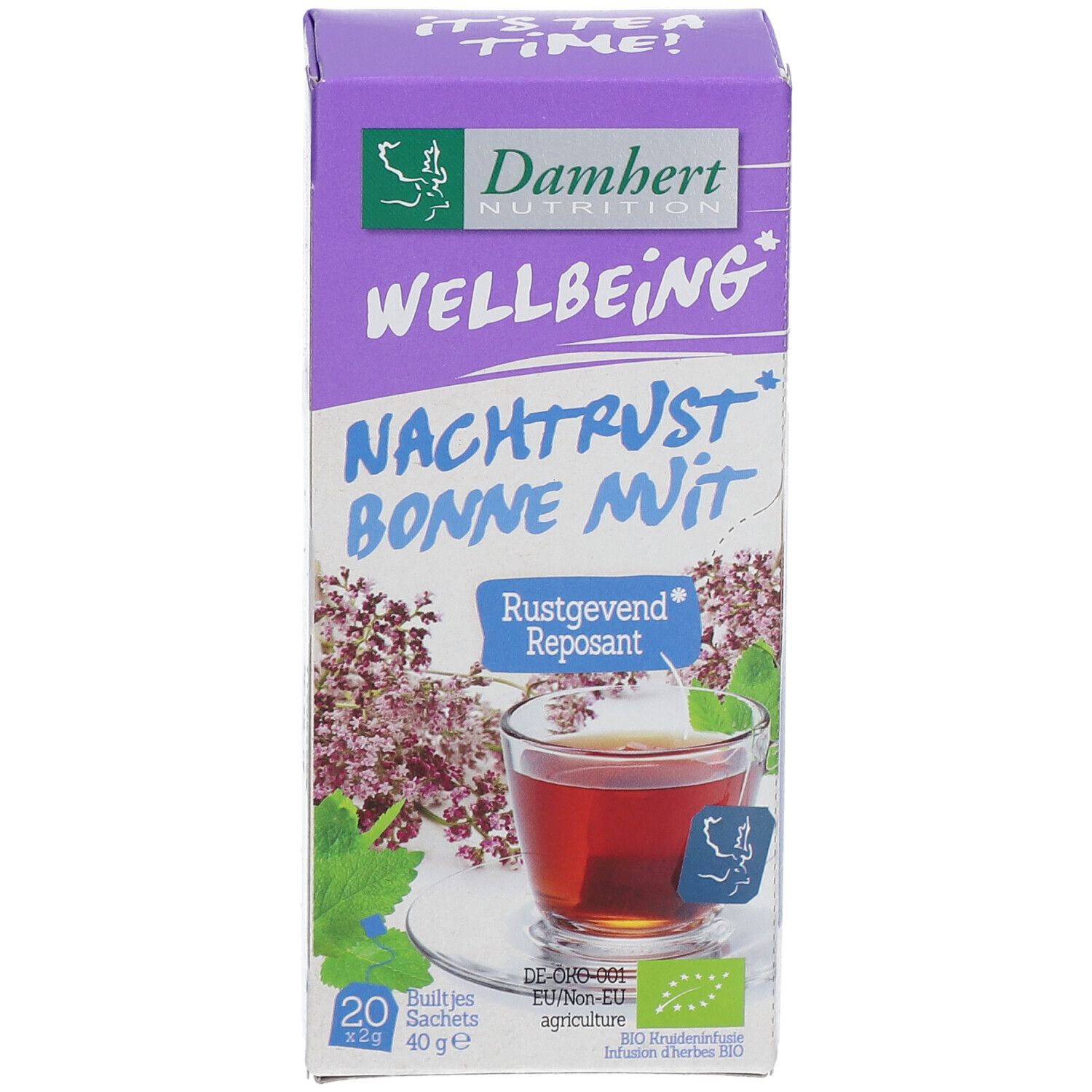 Damhert WELLBEING Gute Nacht Schlaf Tee