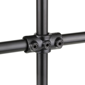 Novidade steigerbuis koppelstuk kruisstuk zwart ø 21 mm