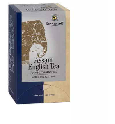 Sonnentor Assam English Zwarte Thee Bio (18 stuks)