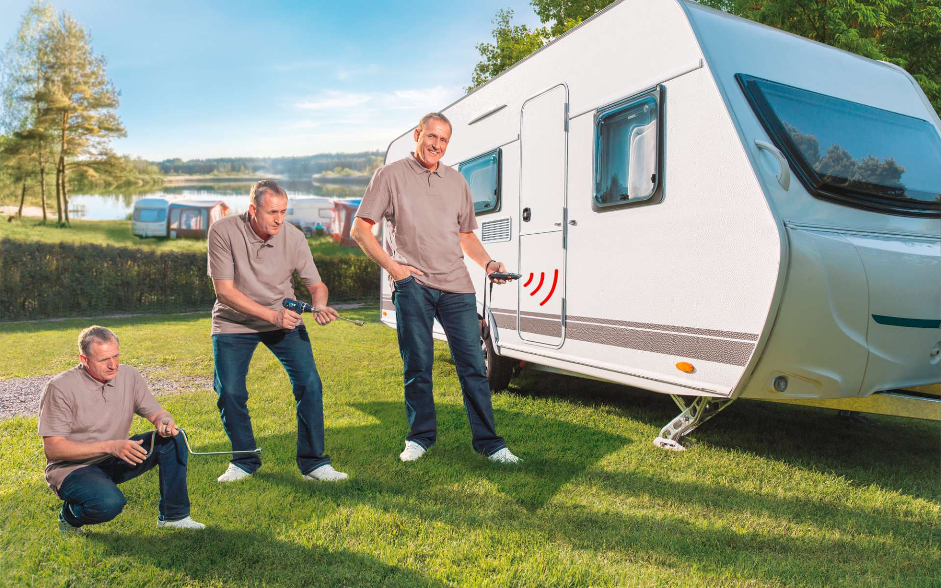 Al-KO Bigfoot, elektrische Caravanstütze UP4