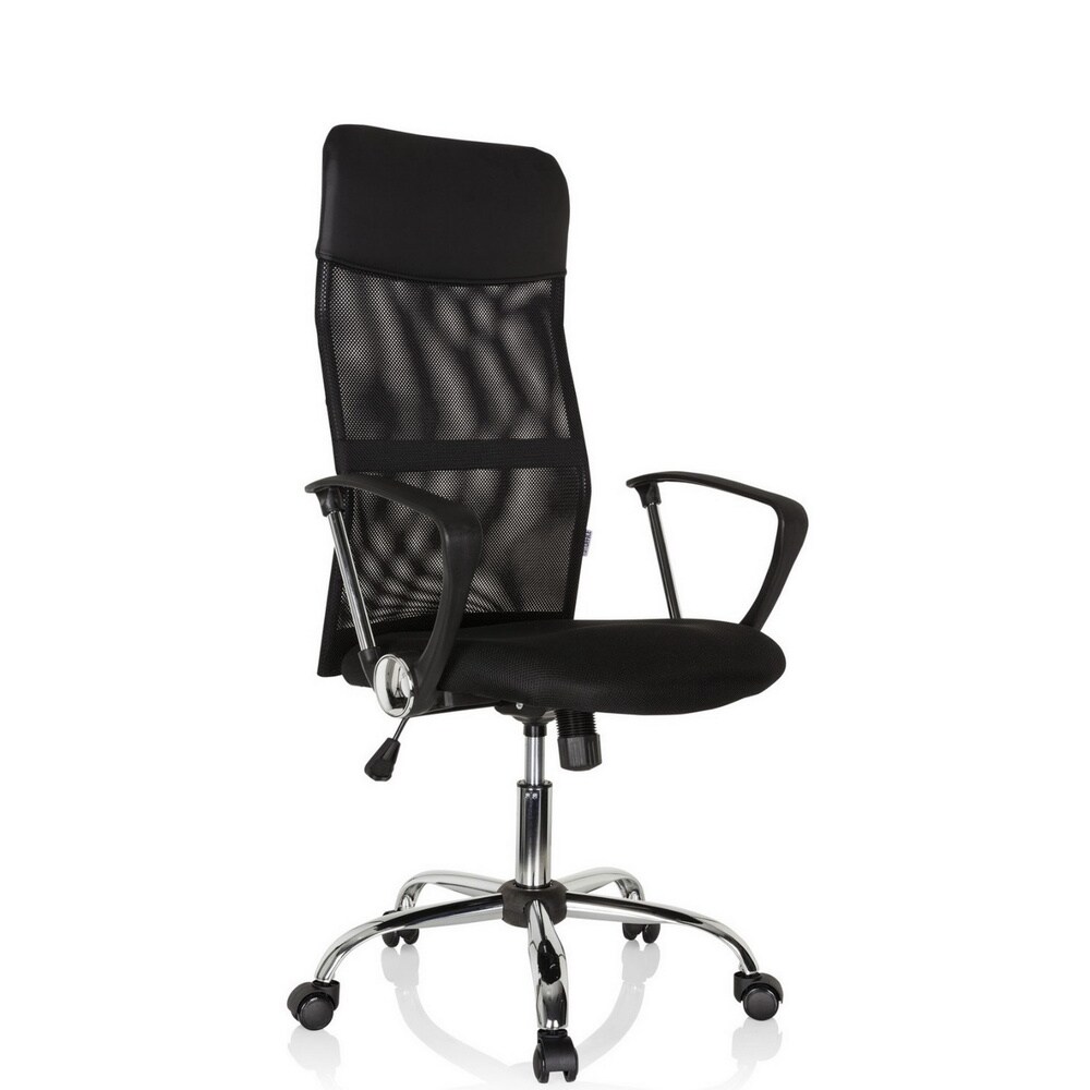 Home Office Chefsessel PURE NET Kunstleder/Netzstoff mit Armlehnen hjh OFFICE