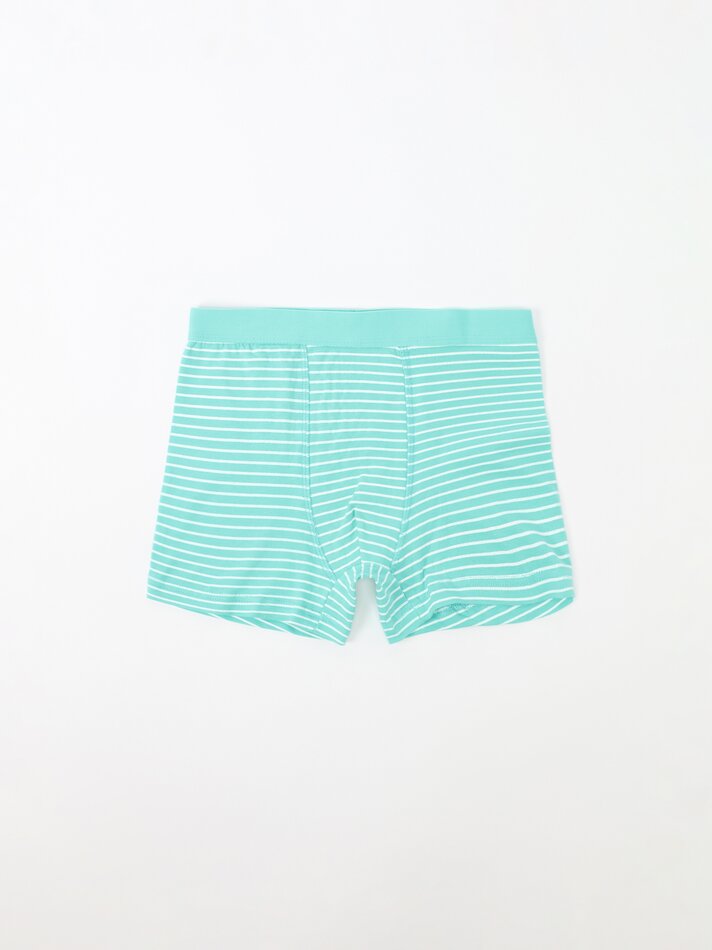 Pacote com 7 cuecas boxer com estampa de hambúrguer - Diversas cores