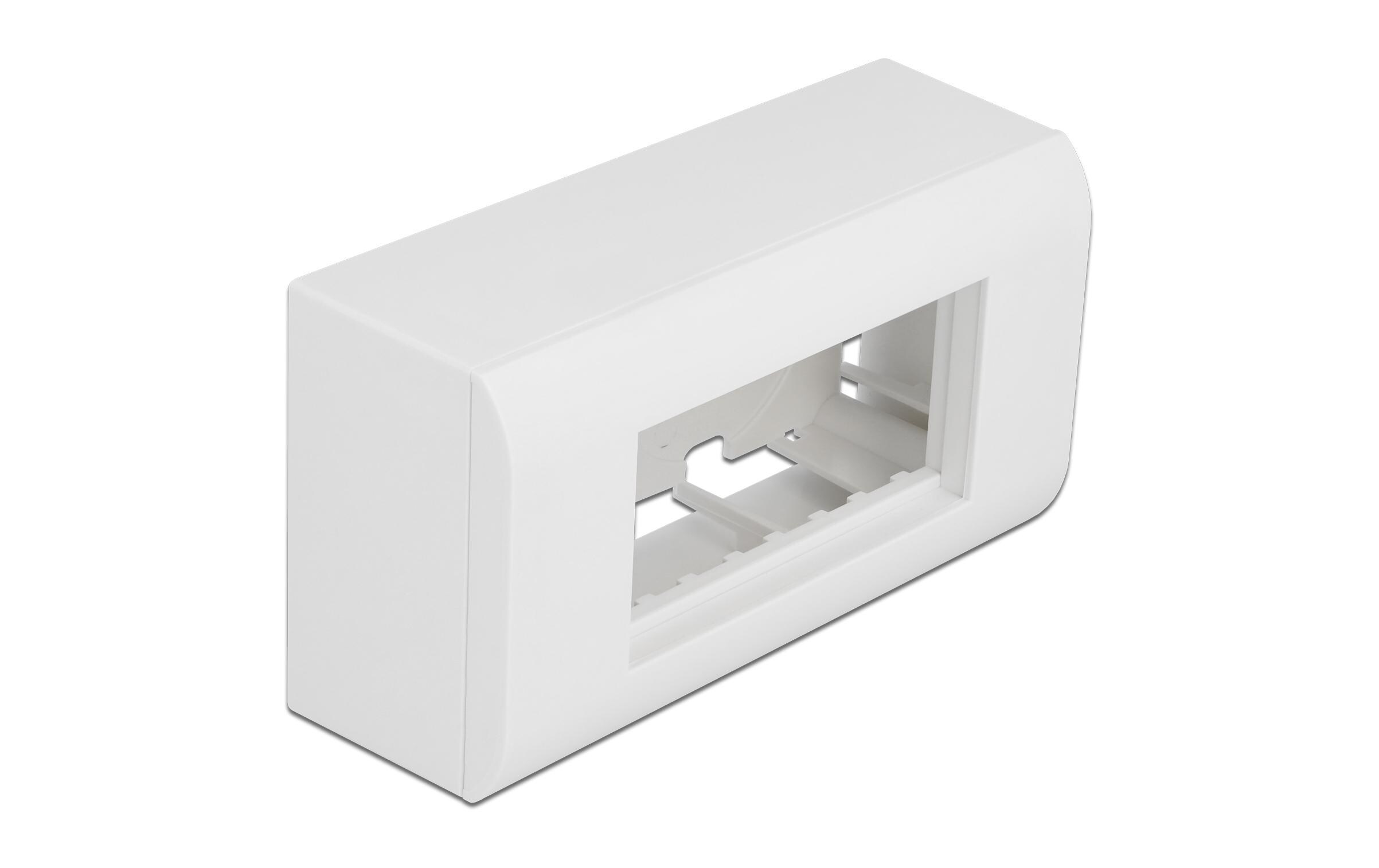 Easy 45 Aufputzgehäuse 152 x 82 WeissDelock Aufputzgehäuse für Easy 45 Module 152 x 82 mm, weiss