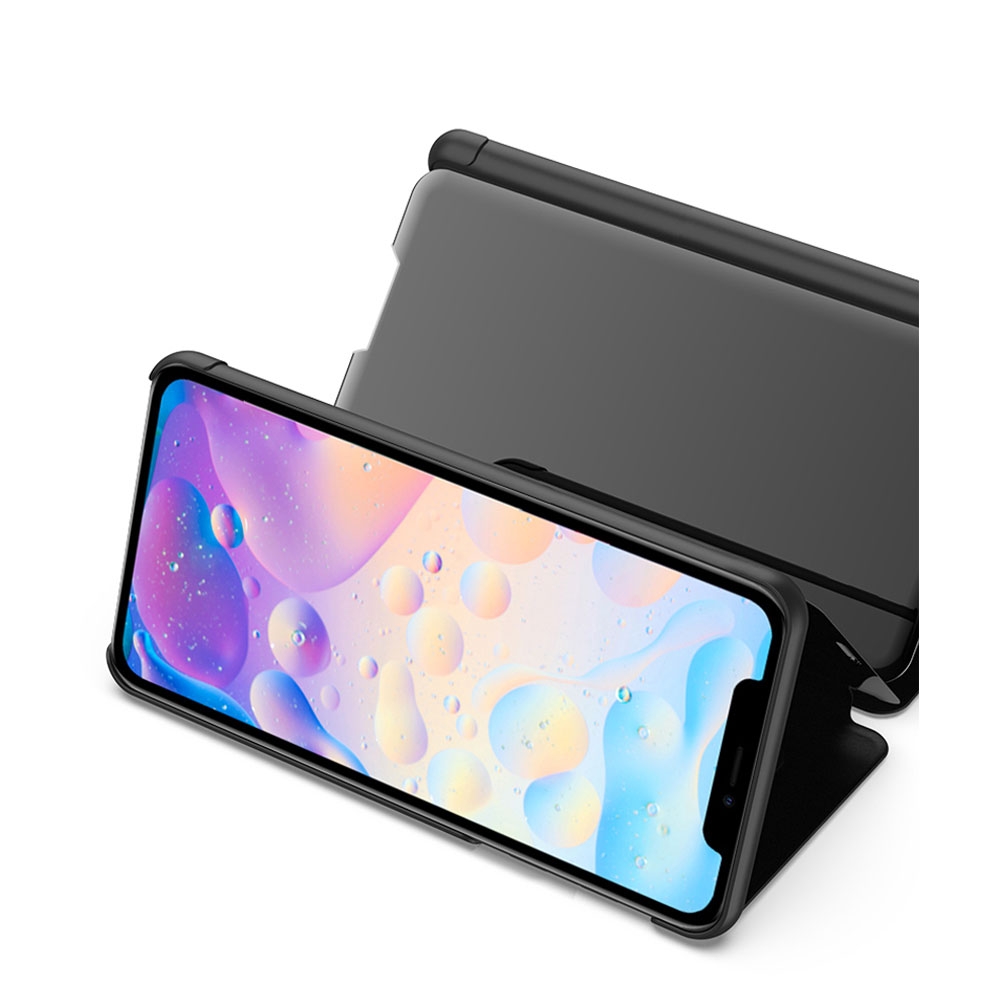 iPhone 12 / iPhone 12 Pro Clear View Cover Hülle - Violett / Blau