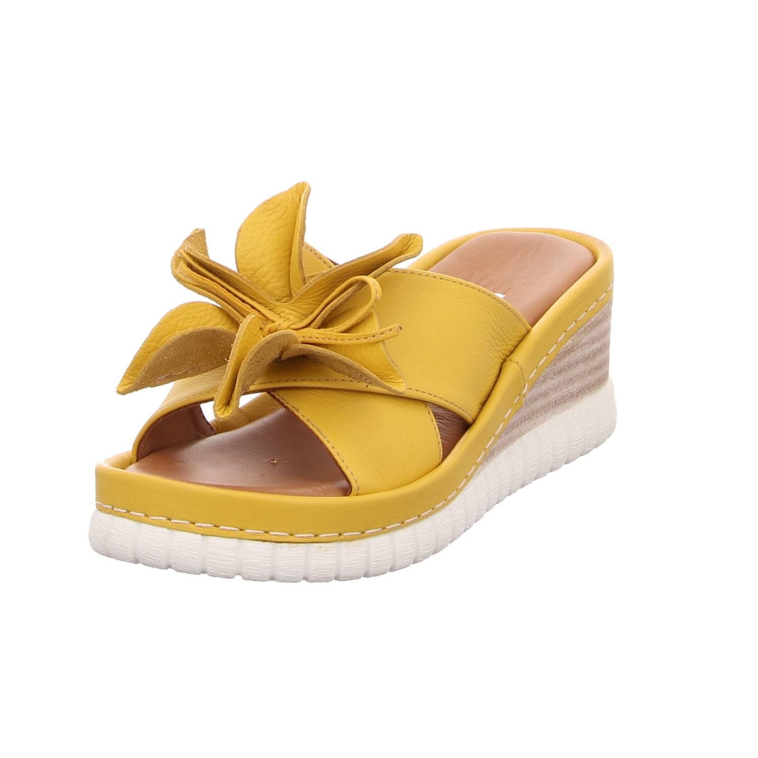 HBH Pantoletten gelb/orange