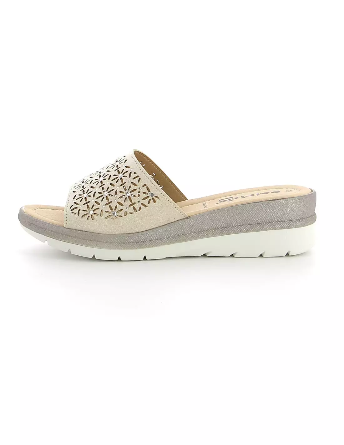 PATRIZIA PAVA 1443 BIC / BEIGE - Mules & sabots Beige