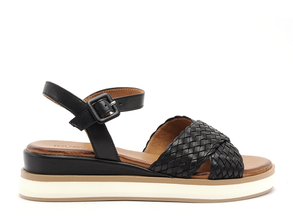 Inuovo nu pieds plats femme 113065 noir