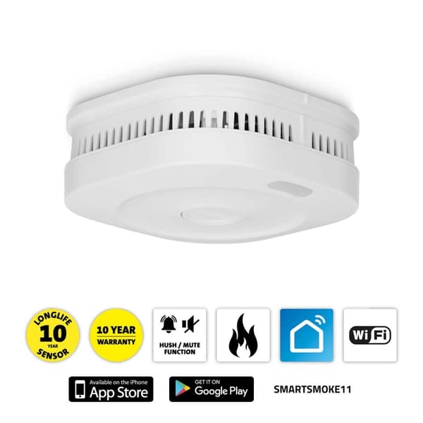 Alecto Wi-Fi Smart røykvarsler