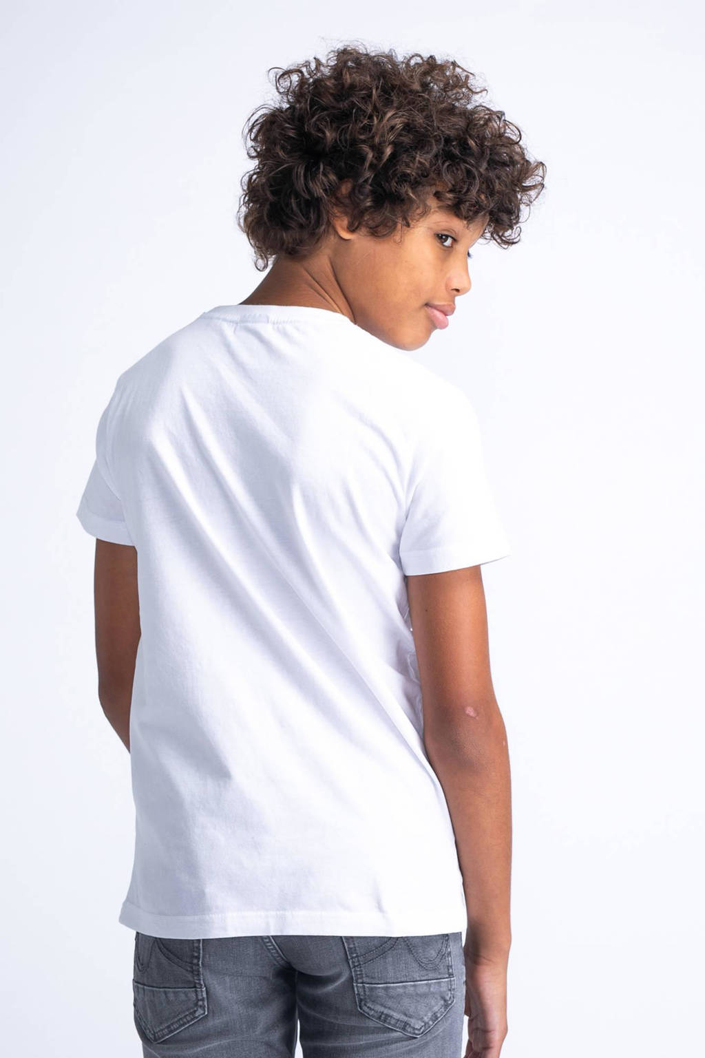 Petrol Industries T-shirt met logo wit