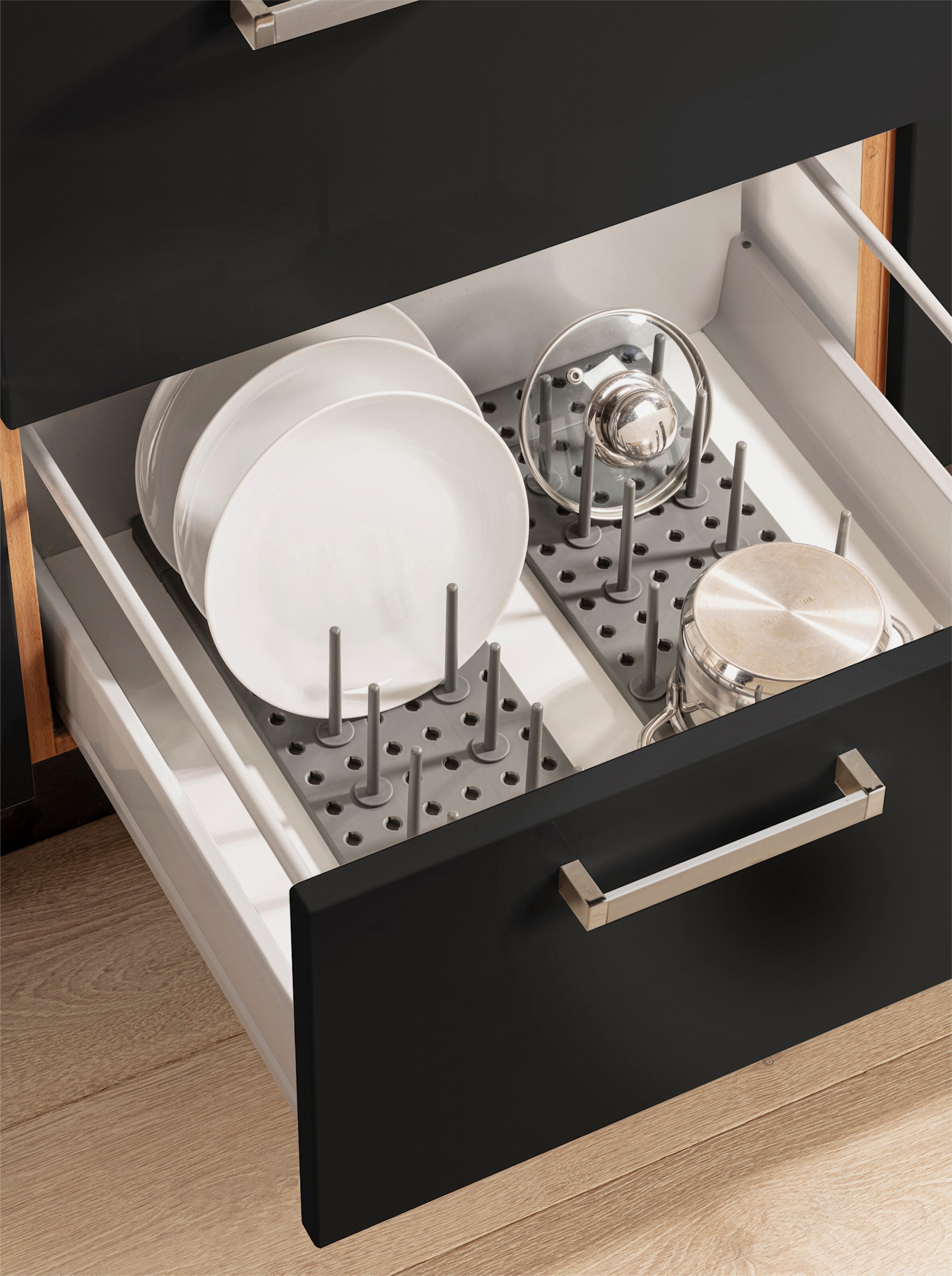 heine home Schubladen-Organizer in anthrazit