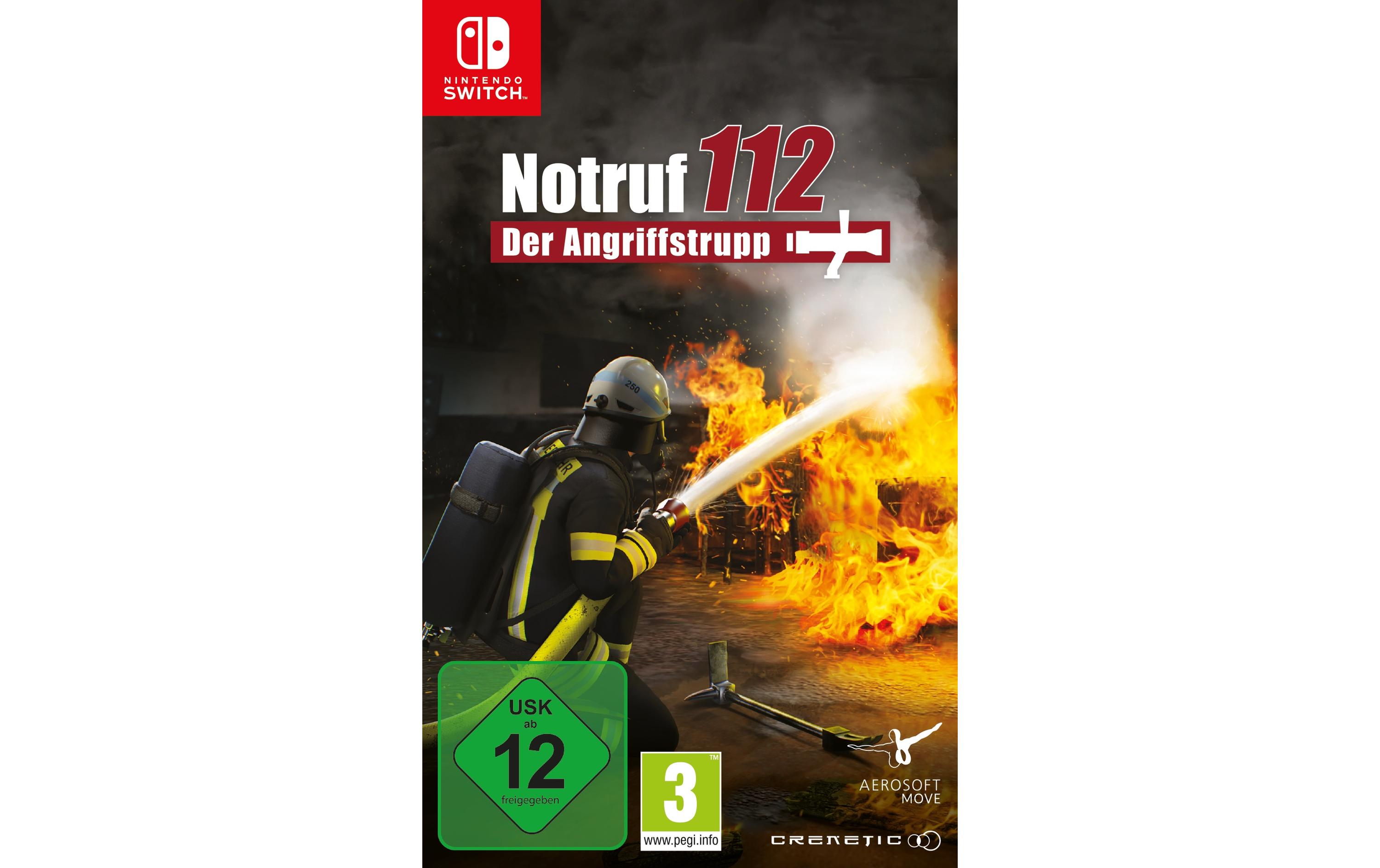 Notruf 112 - Der AngriffstruppFeuerwehrsimulationsspiel für die Switch