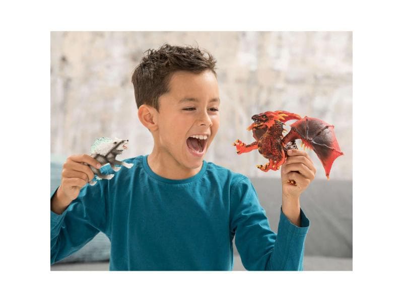 Schleich Spielzeugfigur Eldrador  Lavadrache Spielfigur – Kampf um die Superwaffe