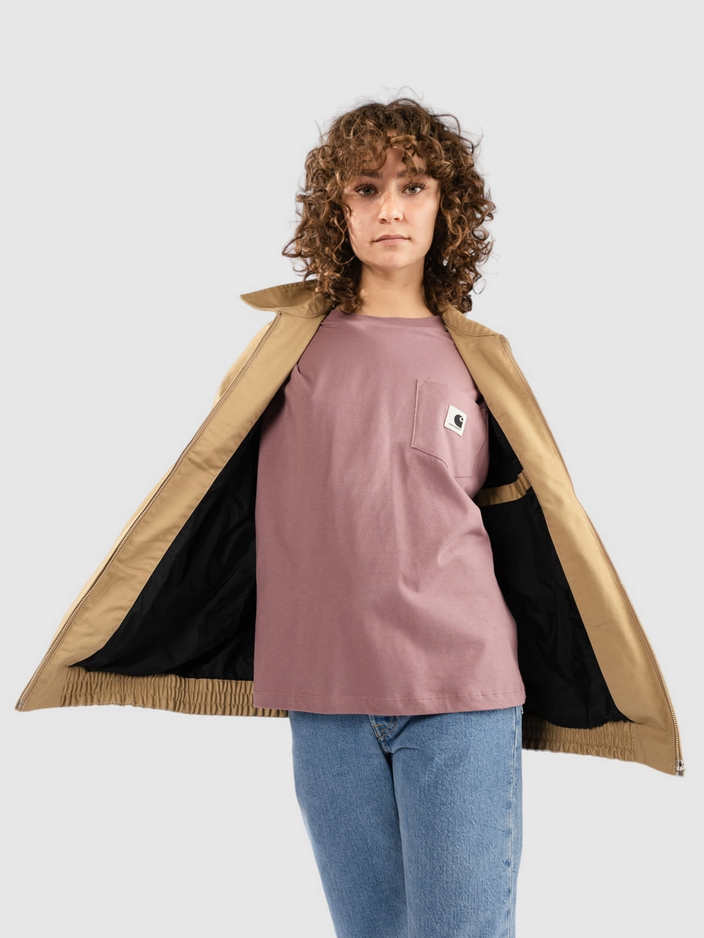 Carhartt WIP Newhaven Jacket sable rinsed