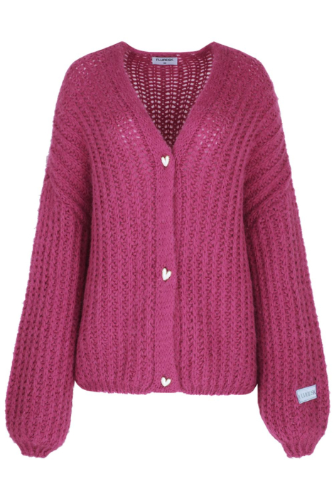 Fluresk paarse dames vest