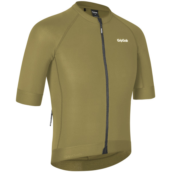 GripGrab PACR kortærmet cykeltrøje Olive Green herre