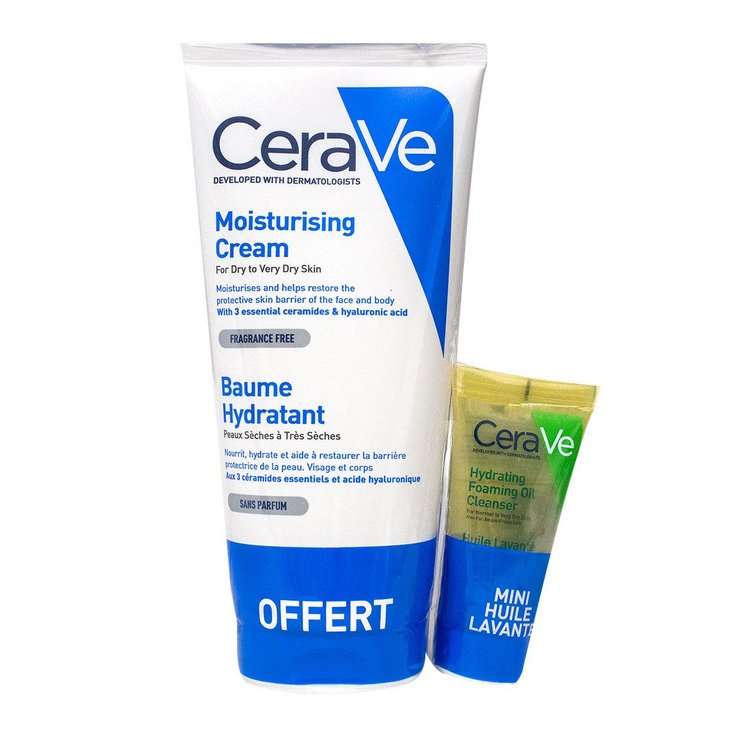Baume hydratant 177ml + huile 15ml offerte