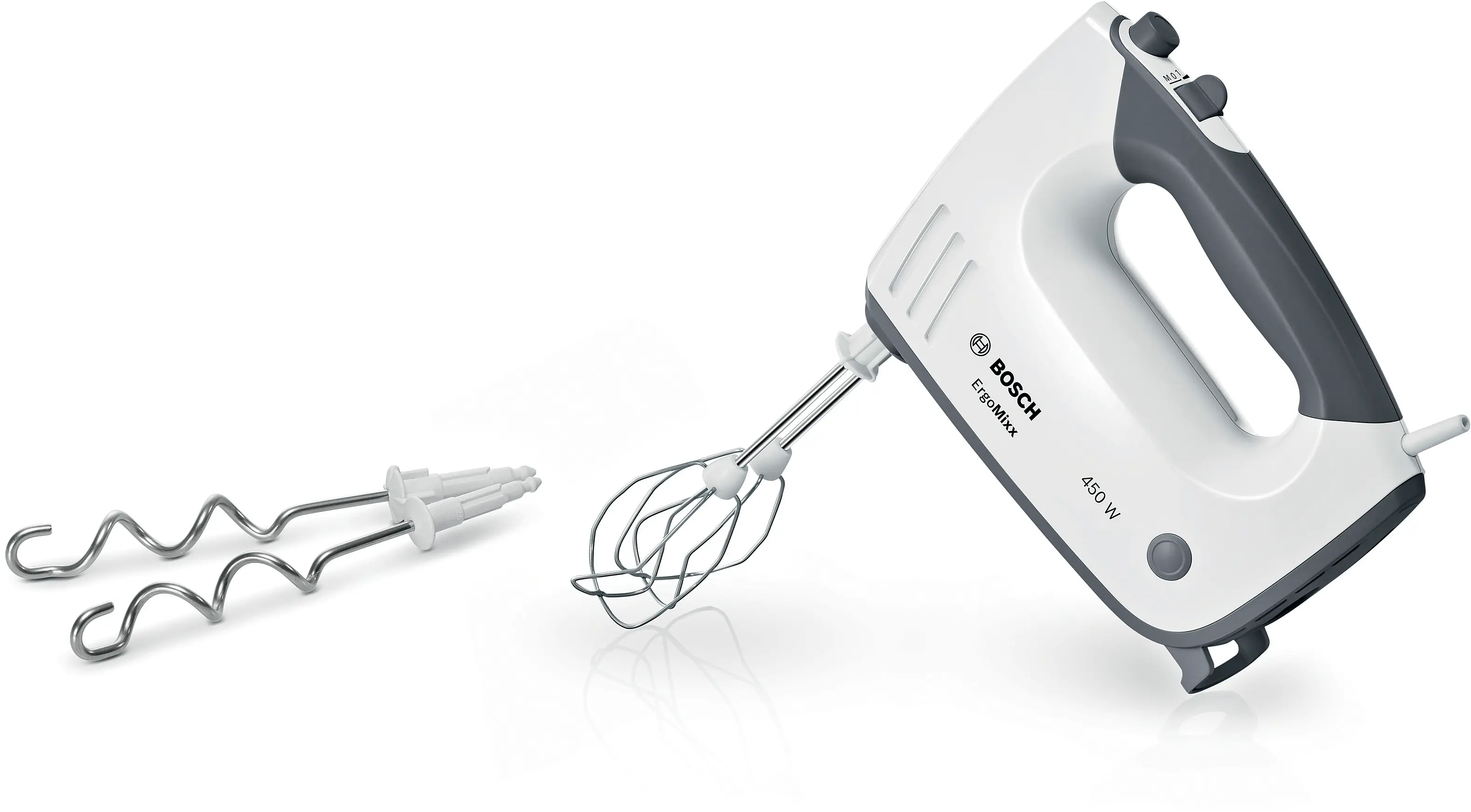 Handmixer ErgoMixx 450 W Wit, Grijs MFQ36400