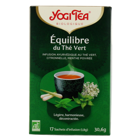 Yogi Tea équilibre du Thé Vert Bio