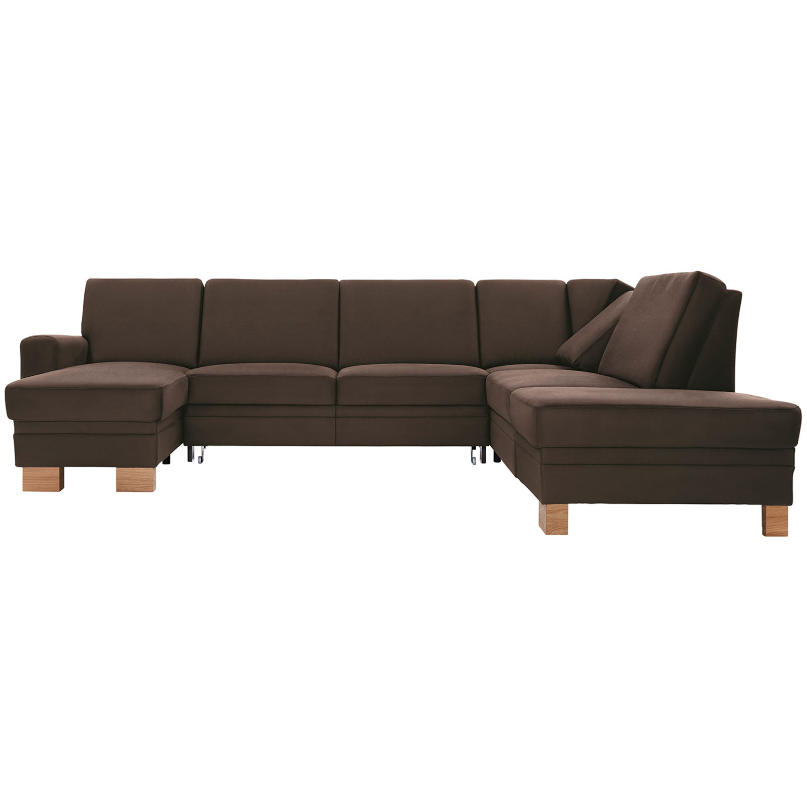 polsterpower Wohnlandschaft - Saddle nougat - Basismodell - links