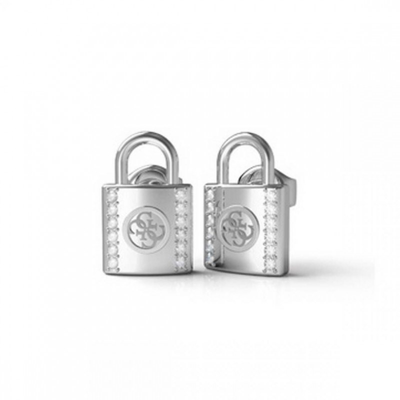 Guess - Boucles d'oreilles femme doré cadenas
