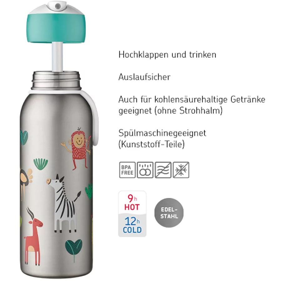 Mepal Thermoflasche Flip-Up Campus 350 ml blau