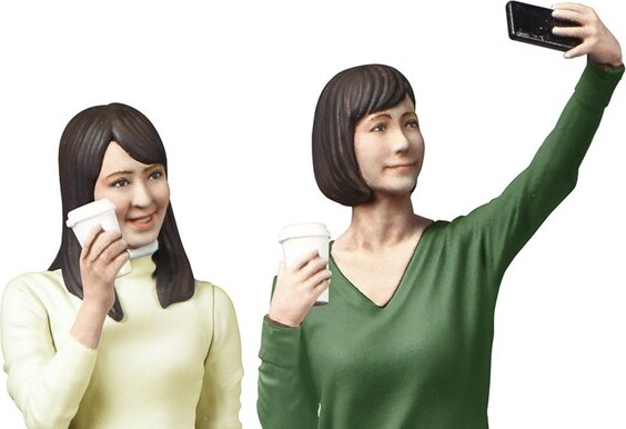 Tamiya - Campus Friends Set 2 - Model Figurer - 1:24 - 24356