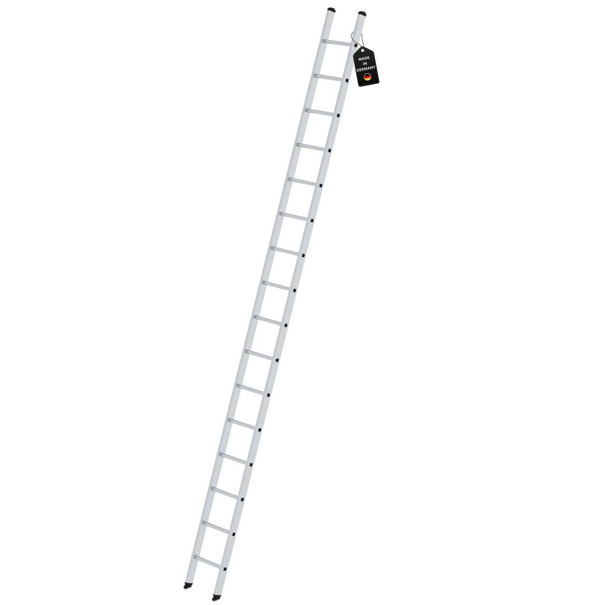 PROREGAL sportschuifladder 350 mm breed zonder dwarsbalk, 16 sporten