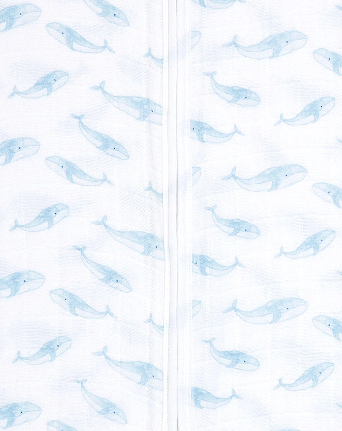 Musselin-Schlafsack OCEANIC - BLUE WHALE in blau