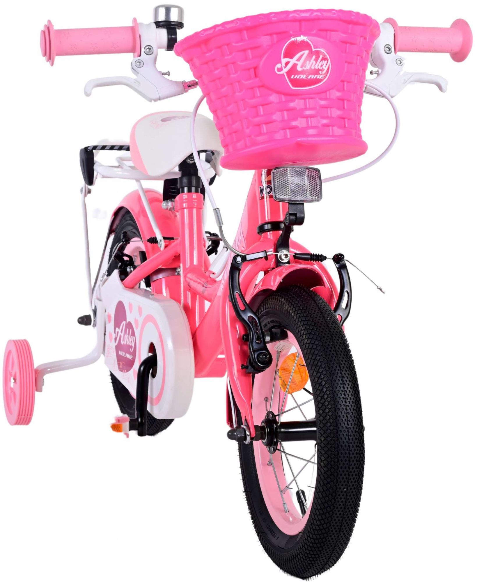 TPFSports Ashley Kinderfahrrad - Mädchen - 12 Zoll - Rücktritt + Handbremse - Weiß