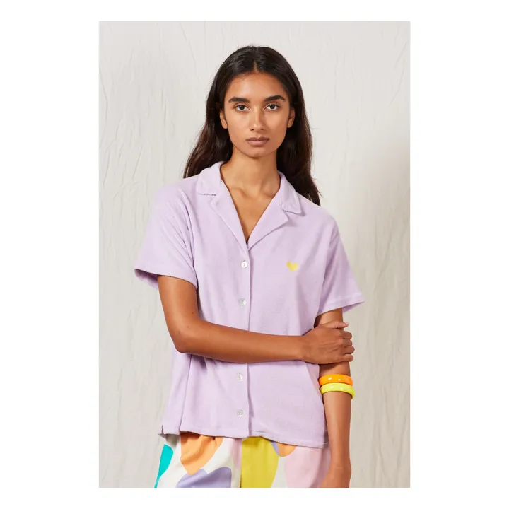 a.p Chemise Eponge Filippine  | Lavande
