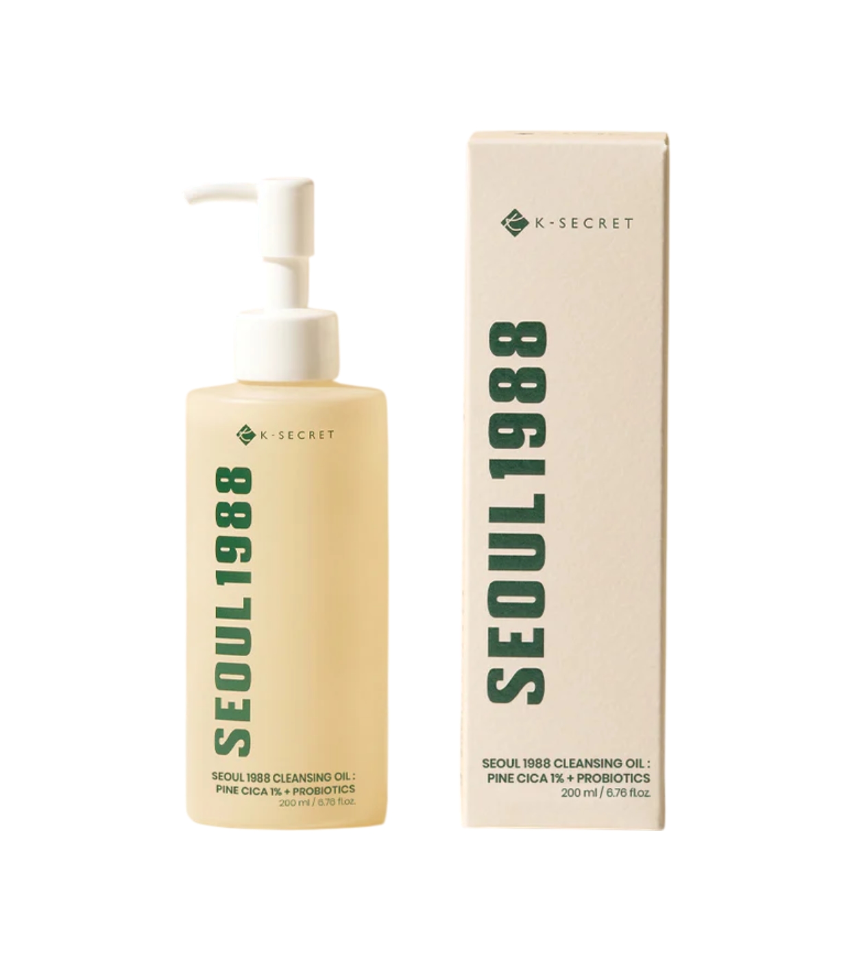 K-Secret - *Seoul 1988* - Óleo de Limpeza Pine CICA 1% + Probiotics